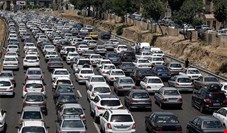 افزایش تردد وسایل نقلیه در محورهای برون‌شهری