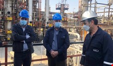 بازدید مدیر عامل شرکت نفت ایرانول از اورهال پالایشگاه روغن سازی تهران 