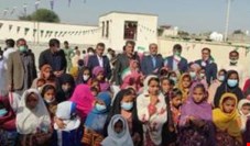 افتتاح مدرسه امید تجارت در روستای "بمباسری"چابهار