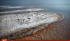 تراز آبی دریاچه ارومیه 4 سانتیمتر افزایش یافت